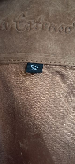 Chaqueta de ante para hombre