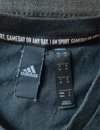 Camiseta original Adidas negra - Talla M