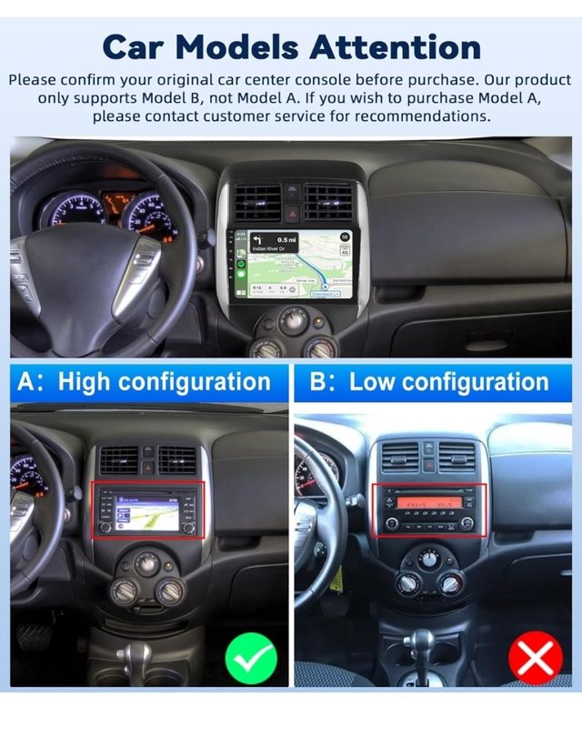Autoradio Nissan Versa 2014-2016