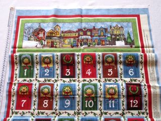 2 Tessuti Calendario Avvento Natale