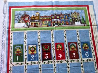 2 Tessuti Calendario Avvento Natale