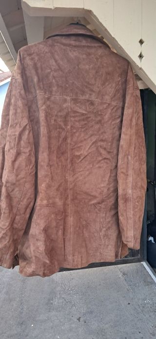 Chaqueta de ante para hombre