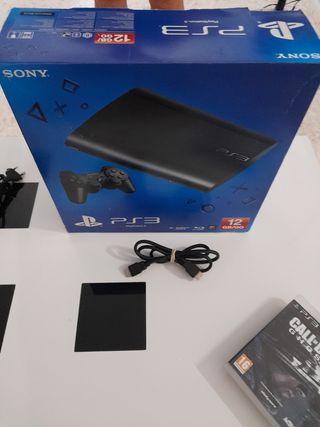 PlayStation 3 PS3 Sony Negra 12GB