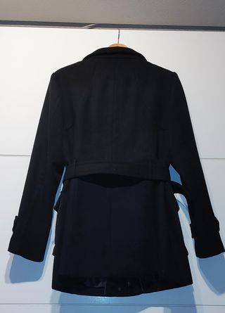 Abrigo Formula Joven Negro
