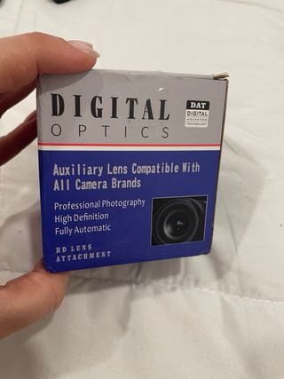 Lente de cámara auxiliar universal.