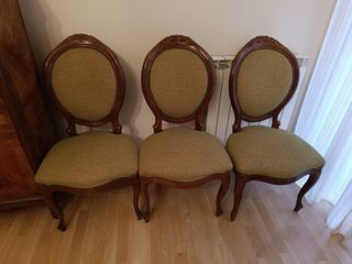 8 Sillas de Comedor Tapizadas Nuevas