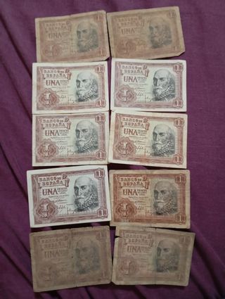 Billetes 1 Peseta 1953