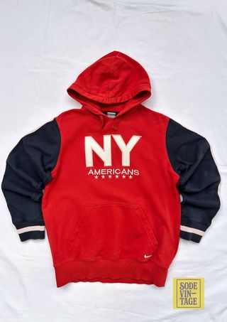 Sudadera Nike NY Americans Roja Talla M