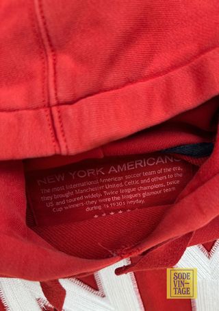 Sudadera Nike NY Americans Roja Talla M
