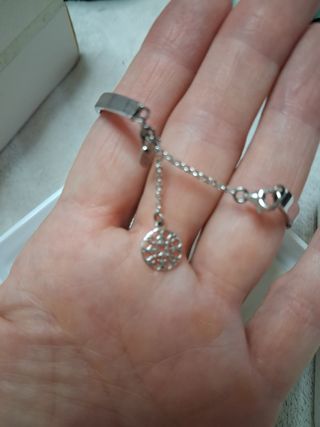 Pulsera Lotus Plata Árbol de la Vida
