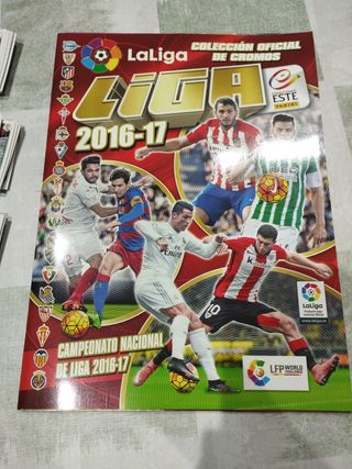 Colección cromos LaLiga 16-17 + Álbum plancha