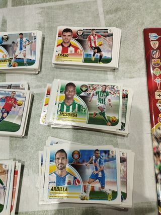 Colección cromos LaLiga 16-17 + Álbum plancha