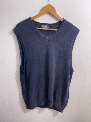 ¡¡OFERTA!! Talla L Chaleco Polo Ralph Lauren Azul 