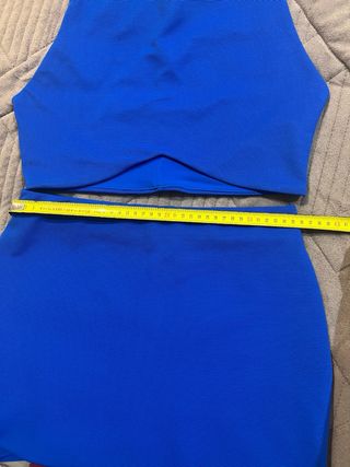 Conjunto Zara Mujer Azul Nuevo