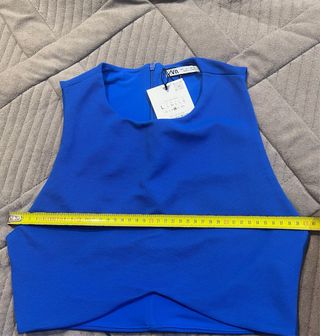 Conjunto Zara Mujer Azul Nuevo