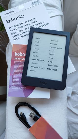 eReader Kobo Nia Nero Mai indossato