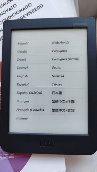 eReader Kobo Nia Nero Mai indossato