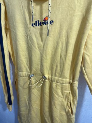 ¡OFERTA! Talla L Vestido Sudadera Ellesse Amarillo