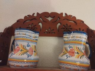 Estante de madera hecho a mano