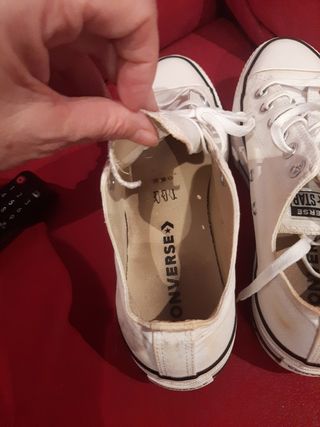 Bambas Converse All Star Blancas