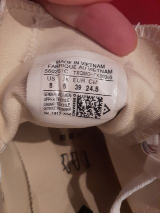 Bambas Converse All Star Blancas