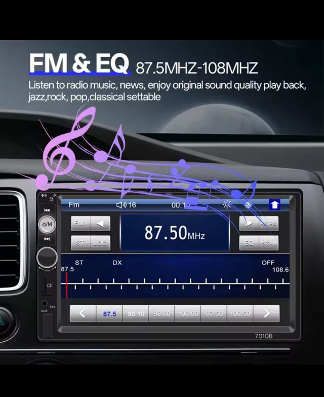Autoradio 1 DIN 7 HD Touch Screen