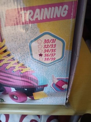 Patines Soy Luna 4 Ruedas Talla 36-37