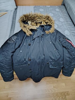 Chaqueta Alpha Industries N-3B Heritage Negra