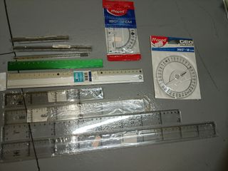 Set de Reglas y Transportador Maped