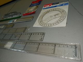 Set de Reglas y Transportador Maped