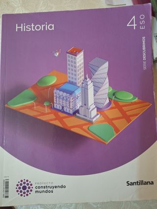 Libro Historia 4 ESO Santillana