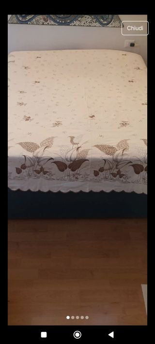 Coperta vintage matrimoniale cotone 









