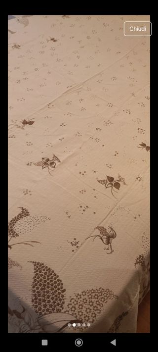 Coperta vintage matrimoniale cotone 









