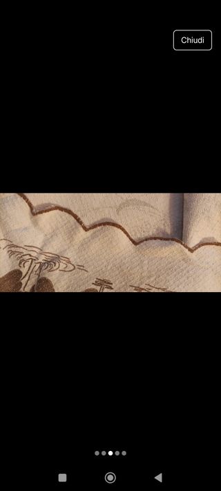 Coperta vintage matrimoniale cotone 









