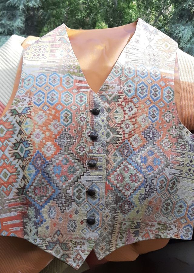 Chaleco Vintage Inglés Multicolor