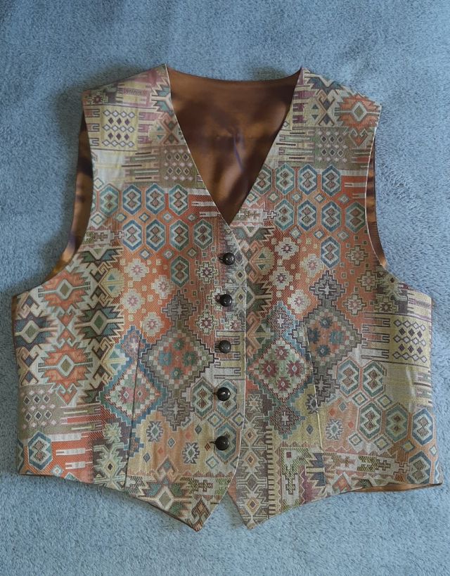 Chaleco Vintage Inglés Multicolor