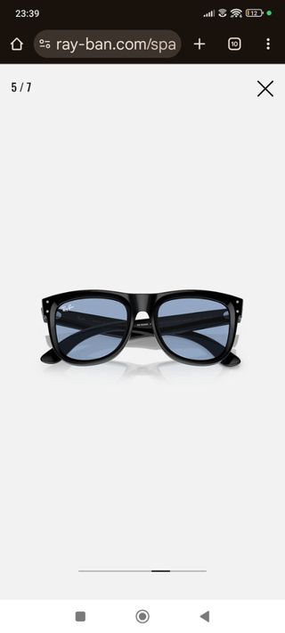 Gafas Ray-Ban Wayfarer Reverse Negras