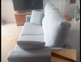 Sofá Cama Desmontable Tela Madera