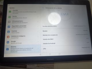 Tablet Huawei T3 10 Negra vendo o cambio