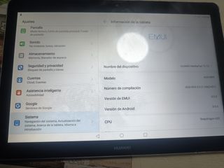 Tablet Huawei T3 10 Negra vendo o cambio