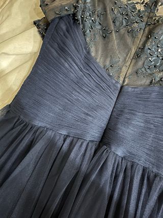 Vestido de madrina azul