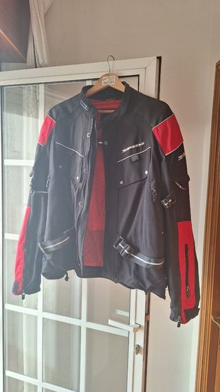 Chaqueta Spidi Talla XL  roja y negra