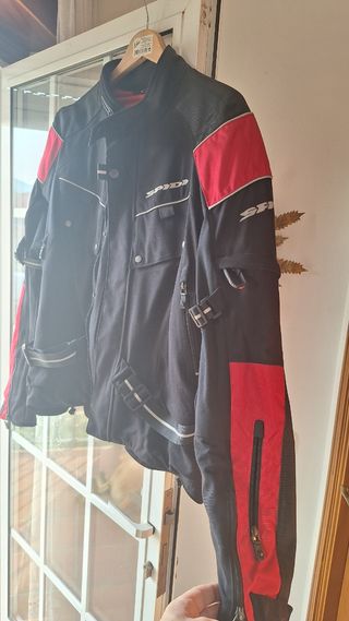 Chaqueta Spidi Talla XL  roja y negra
