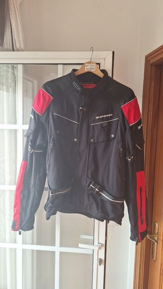 Chaqueta Spidi Talla XL  roja y negra