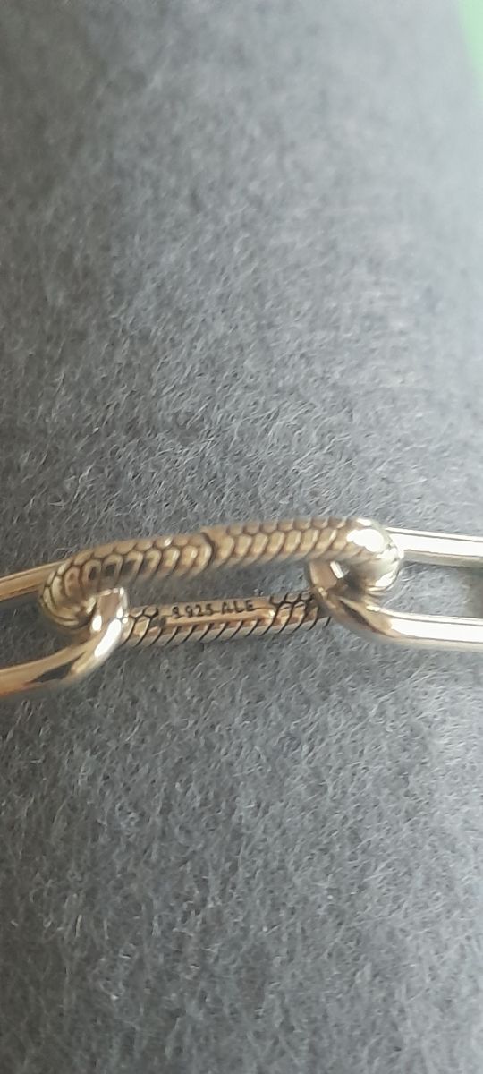 Pulsera Pandora eslabones plata