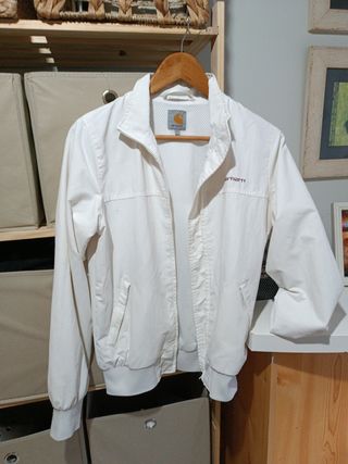 Cazadora Bomber Carhartt Blanca Talla S