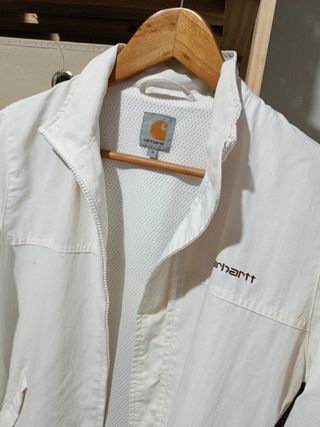 Cazadora Bomber Carhartt Blanca Talla S