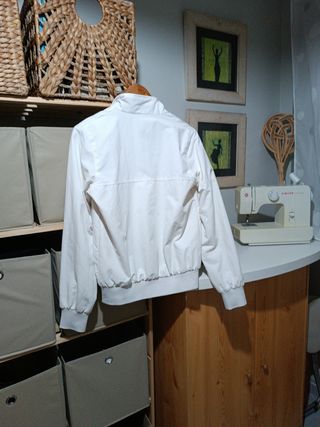 Cazadora Bomber Carhartt Blanca Talla S