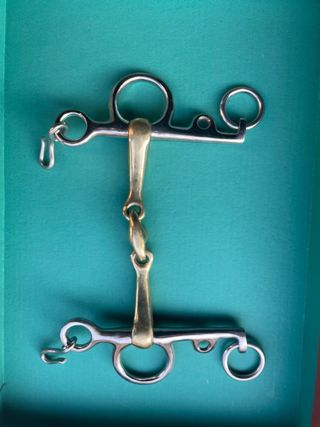 Morso cavallo ottone e acciaio