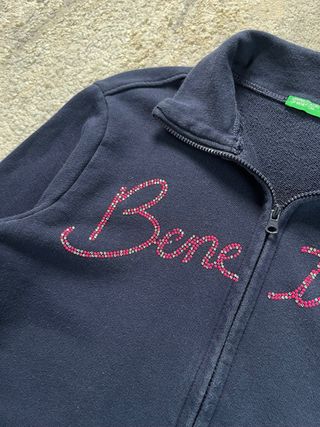 Chaqueta azul vintage Benetton x Barbie